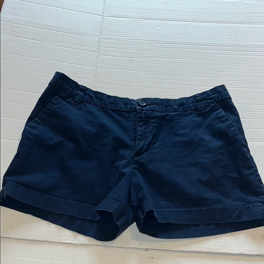 Patagonia-8-navy blue-organic cotton, preppy, casual, shorts.